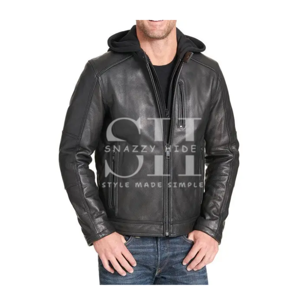 Men's Thinsulate Cycle Leather Jacket