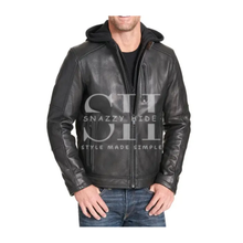 Men's Thinsulate Cycle Leather Jacket