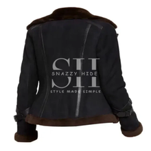 Men Meghan Flight Aviator Jacket