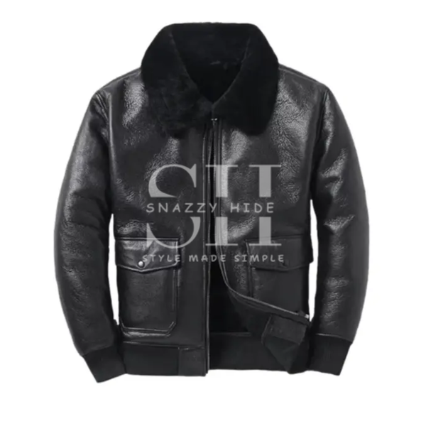 Men B3 Bomber Leather Jacket