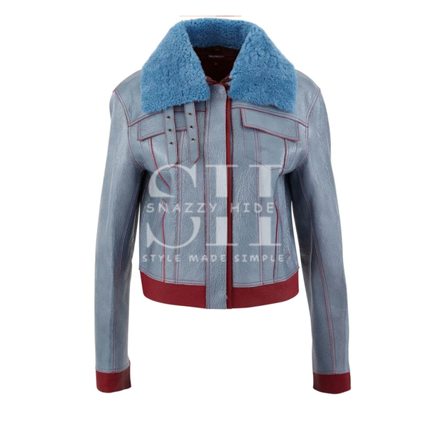 Love Life Sara Yang Shearling Leather Jacket