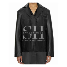 Kendall Jenner Black Leather Blazer