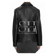 Kendall Jenner Black Leather Blazer