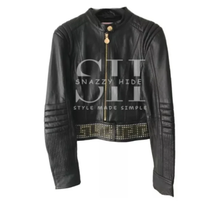 Juliana Ardenius Buying London S01 Black Leather Jacket