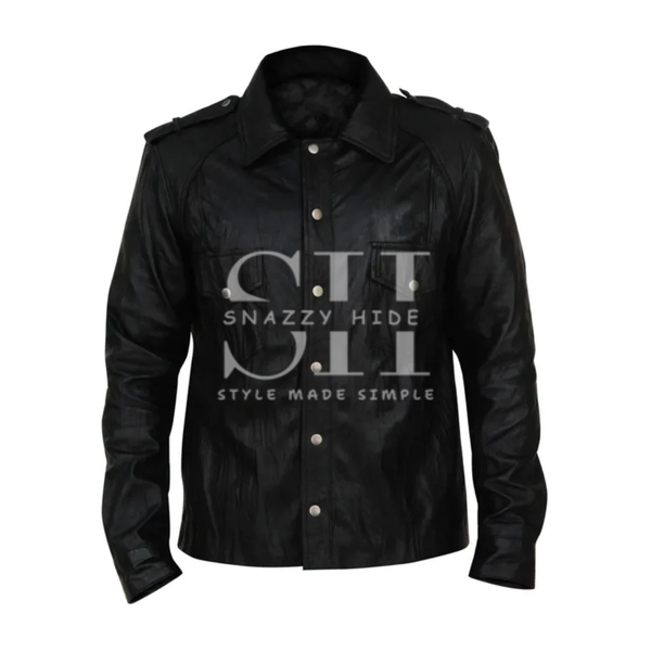 Joseph Morgan Vampire Diaries Black leather Jacket