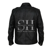Joseph Morgan Vampire Diaries Black leather Jacket