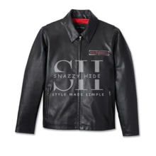 Harley Davidson Leather Jacket with Eagle on Back For Men