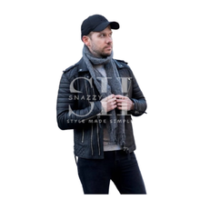 Men’s Fashion Wear Leather Biker Jacket