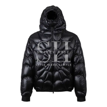Spiderman X Moncler Down Black Puffer Jacket