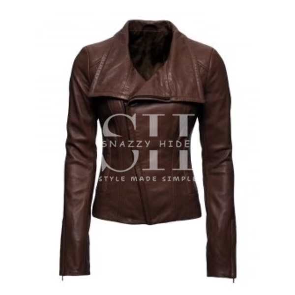 Arrow TV Series Lyla Michaels Brown Jacket