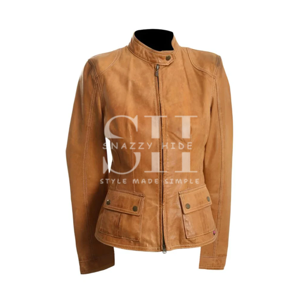 The Avengers Natasha Romanoff Brown Jacket