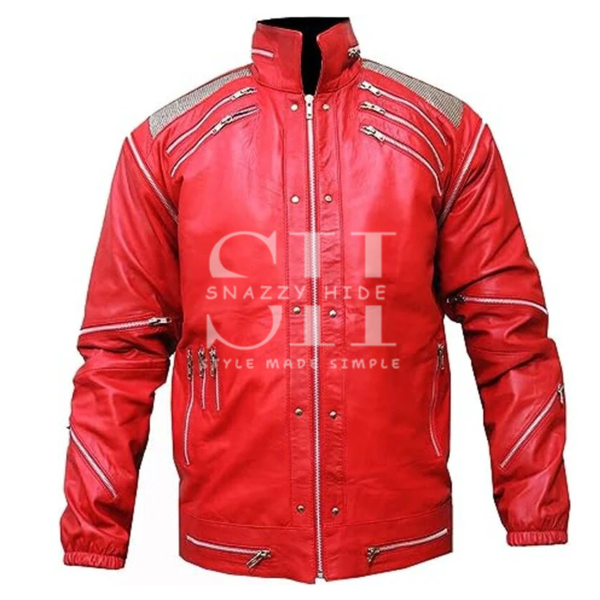 Michael Jackson Beat IT Vintage Leather Jacket
