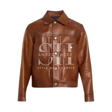 Men’s Leather Trucker Jacket