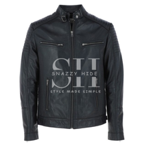 Men’s Moto Leather Biker Jacket