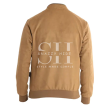 Men’s Beige Bomber Jacket