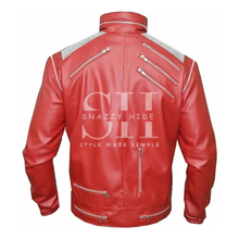Michael Jackson Beat IT Vintage Leather Jacket
