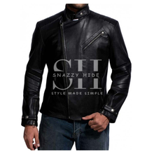 David Beckham Motorcycle Leather Jacket