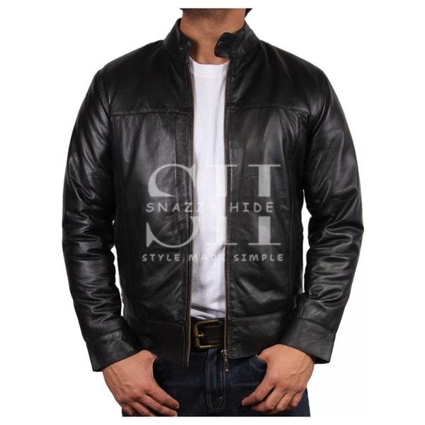 Black Leather Jacket For Men