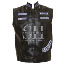 Sons Of Anarchy Leather Vest With Patches