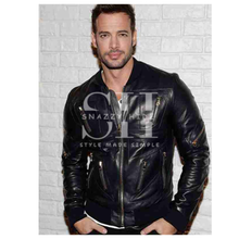 William Levy Black Leather Jacket