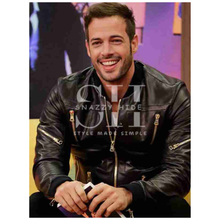 William Levy Black Leather Jacket