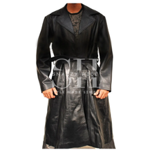 Wesly Snipes Blade Triinity Long Leather Coat