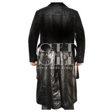 Wesly Snipes Blade Triinity Long Leather Coat