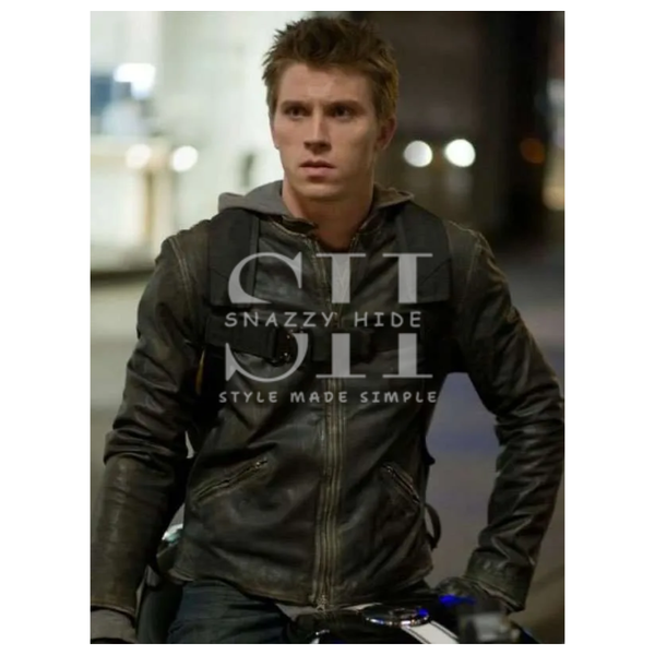 Tron Legacy Sam Flynn Leather Moto Jacket