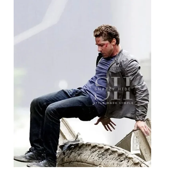 Transformers 3 Bomber Leather Jacket