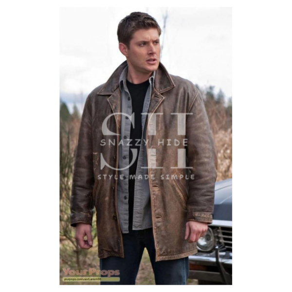 Supernatural Dean Winchester Distressed Leather Jacket