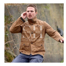 Stephan Ammel Brown Oliver Queen Jacket