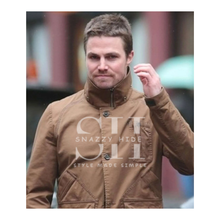 Stephan Ammel Brown Oliver Queen Jacket