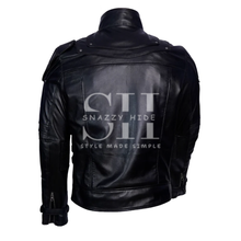 Starlord Guardians of the Galaxy Chris Black Leather Jacket