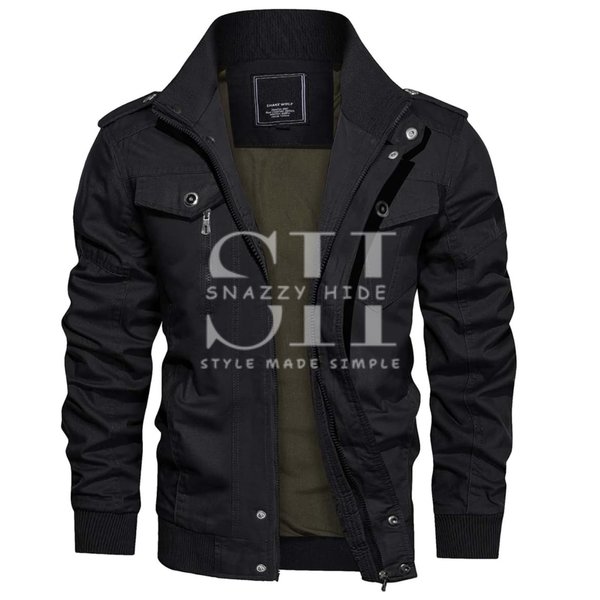 Stand Collar Military Jacket Coat