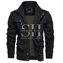 Stand Collar Military Jacket Coat
