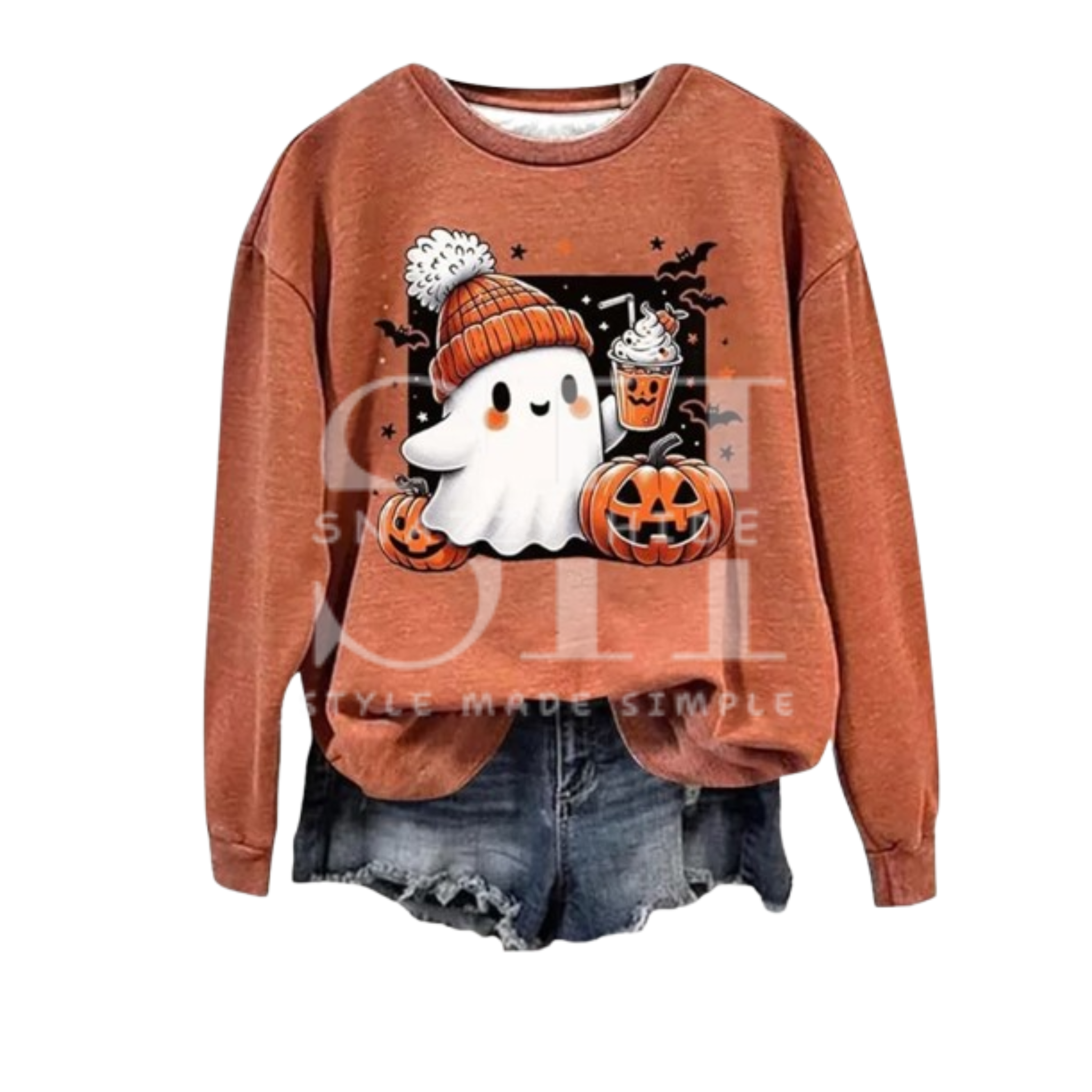 Halloween Pumpkin Fleece Sweatshirts