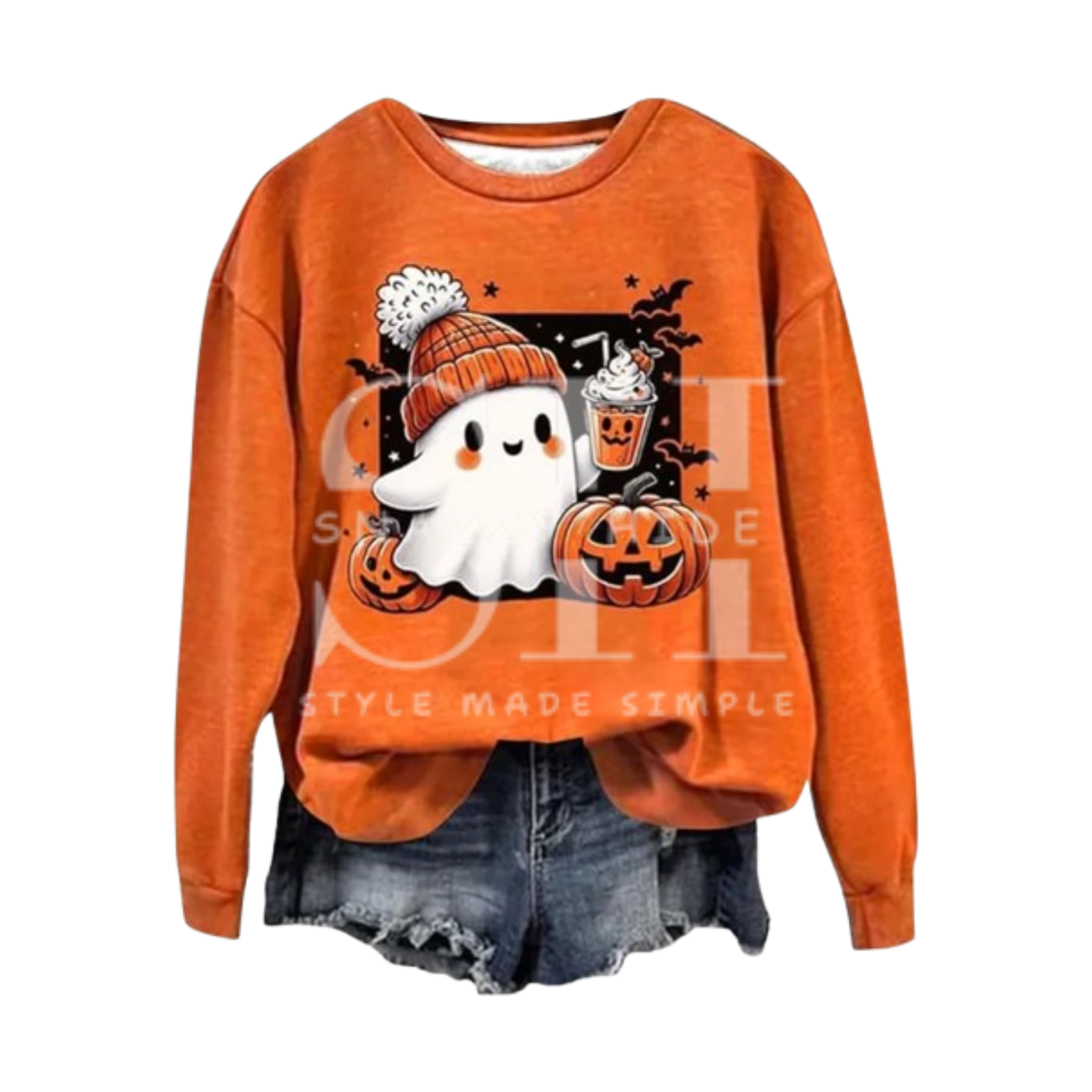 Halloween Pumpkin Fleece Sweatshirts