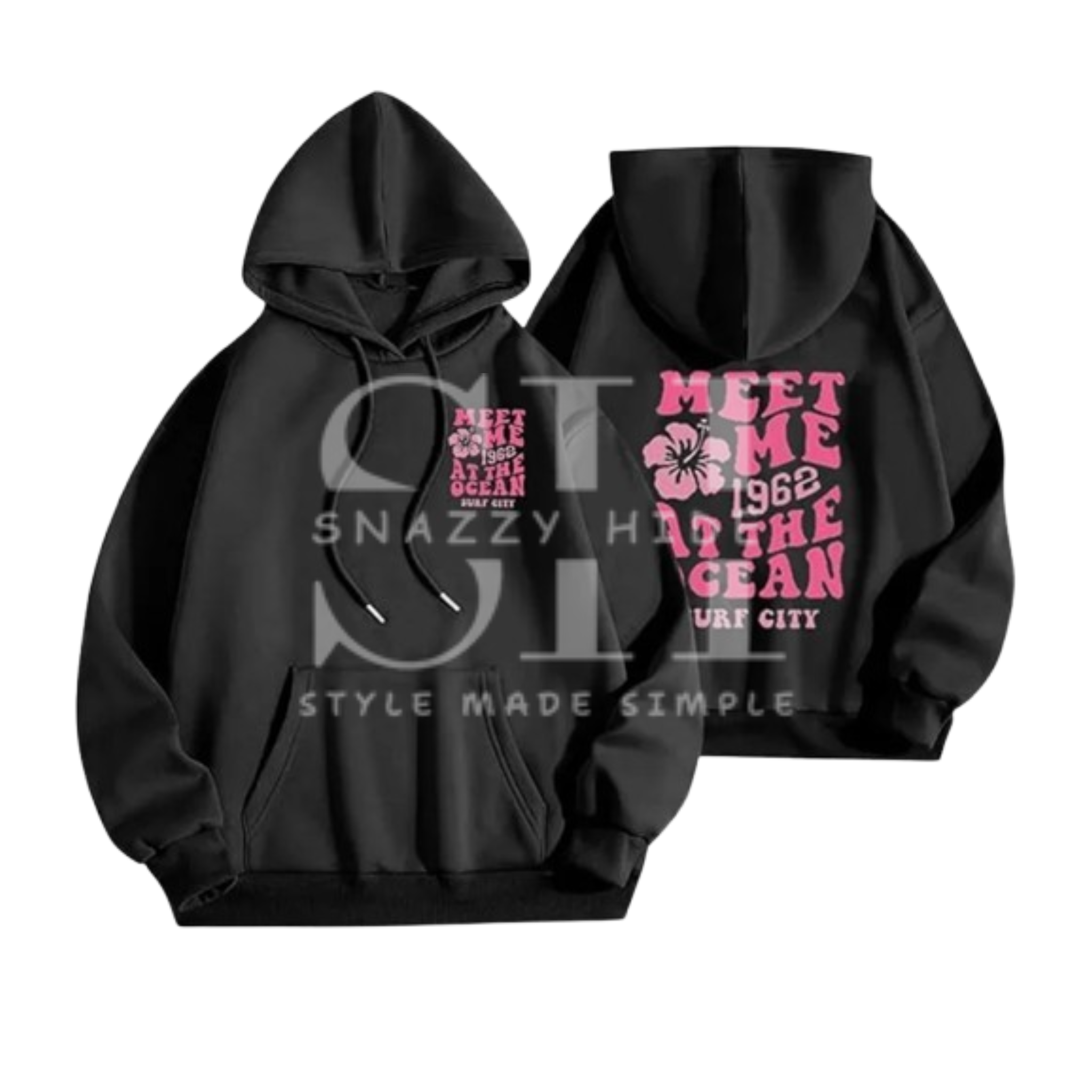 Meet ME At The Ocean Pullover Hoodie