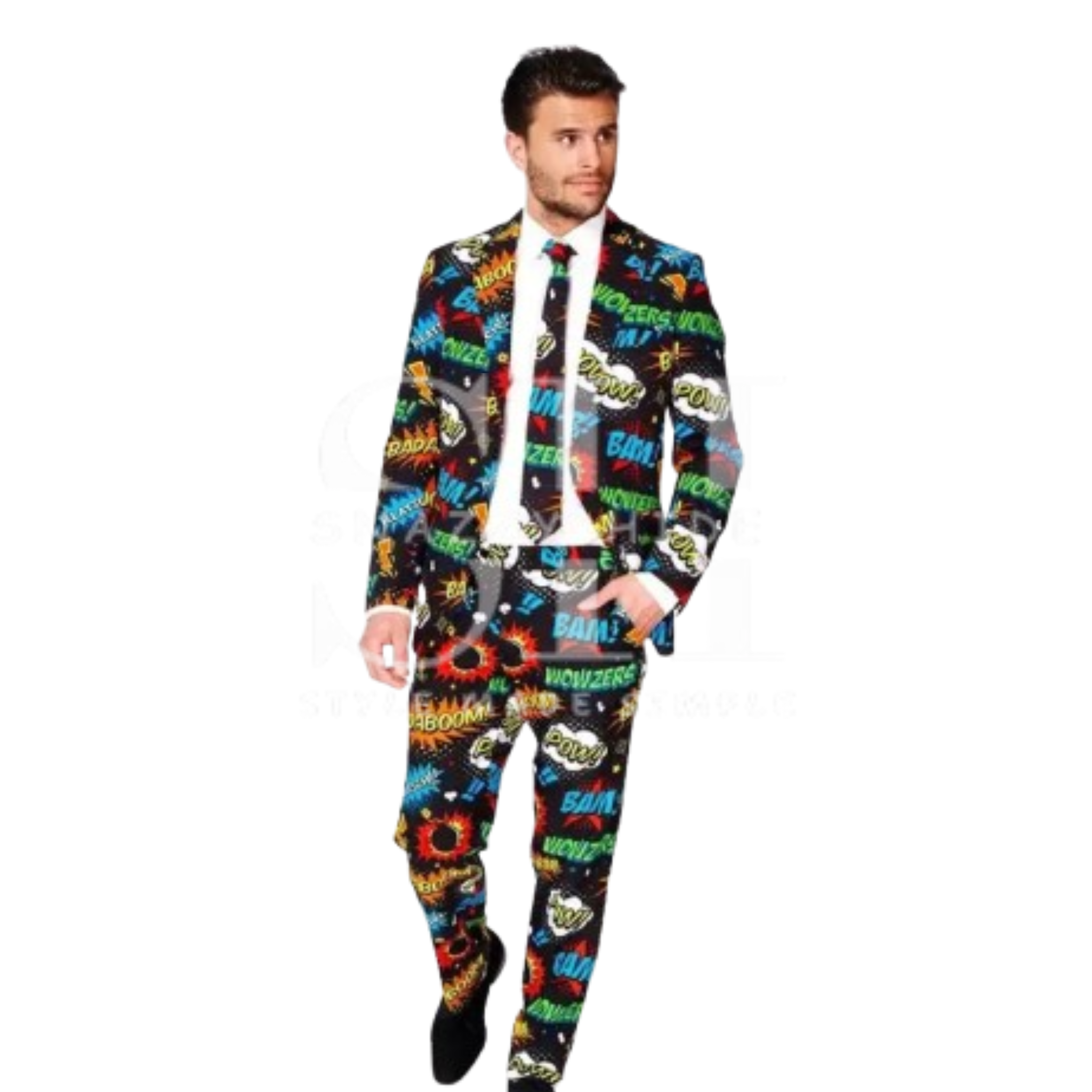 Bada Boom 2024 Printed Tuxedo Suit