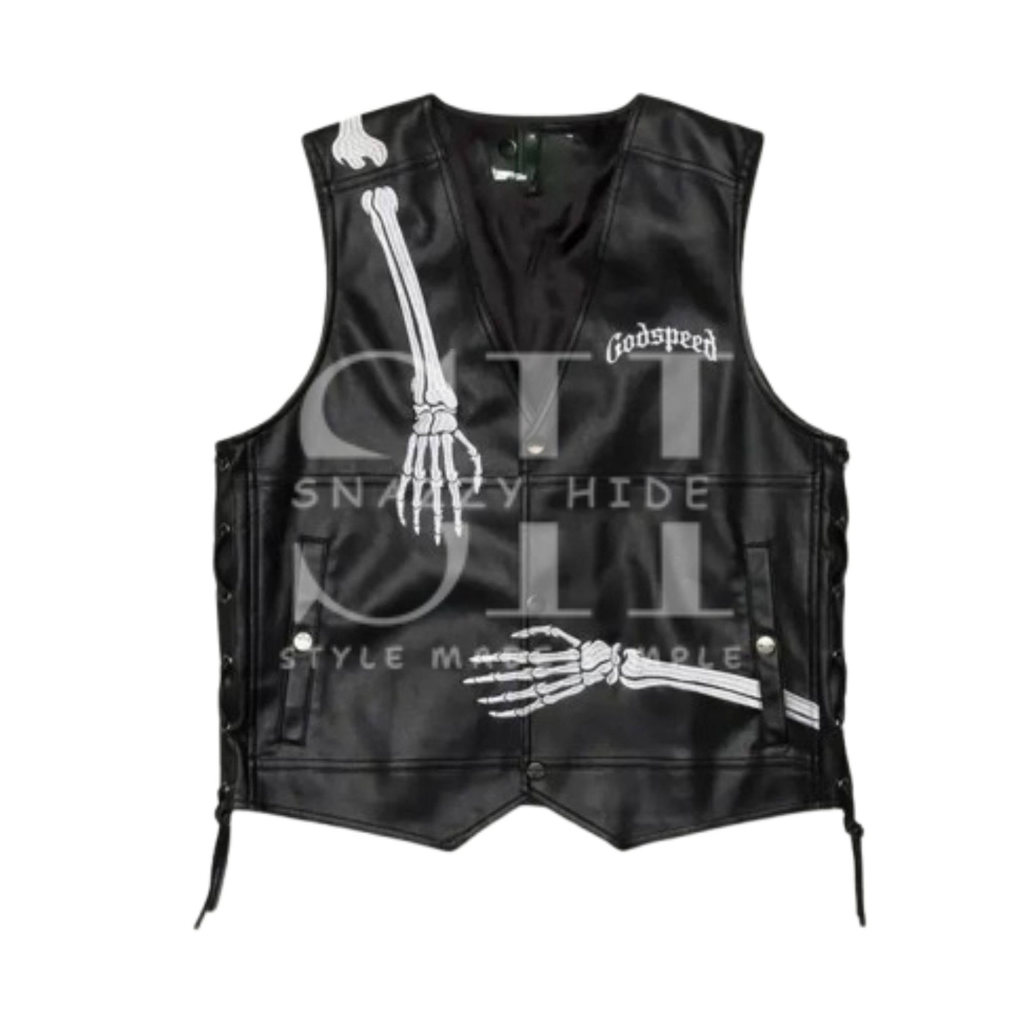 NYC Godspeed Rod Leather Vest