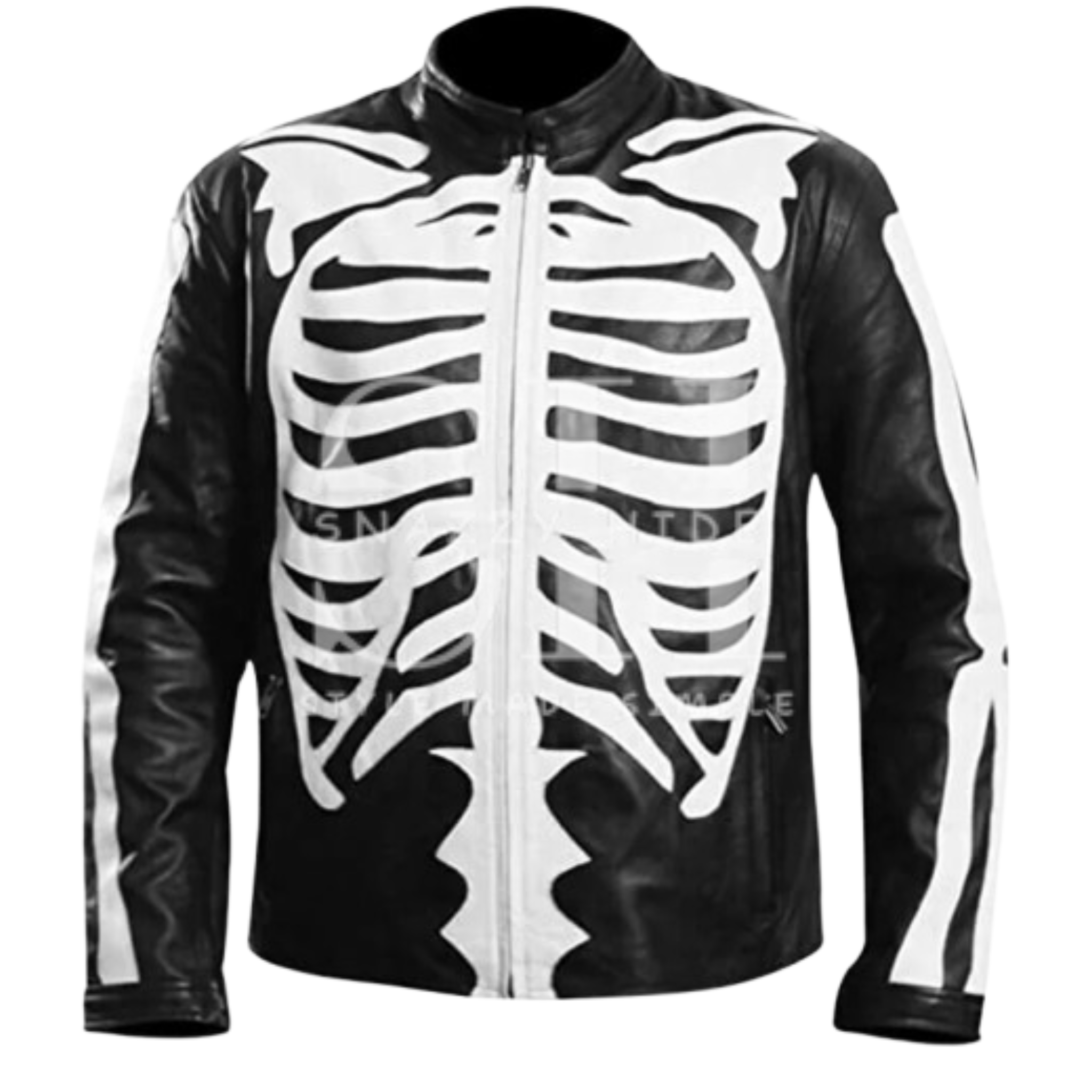 Skeleton Bones Black Jacket