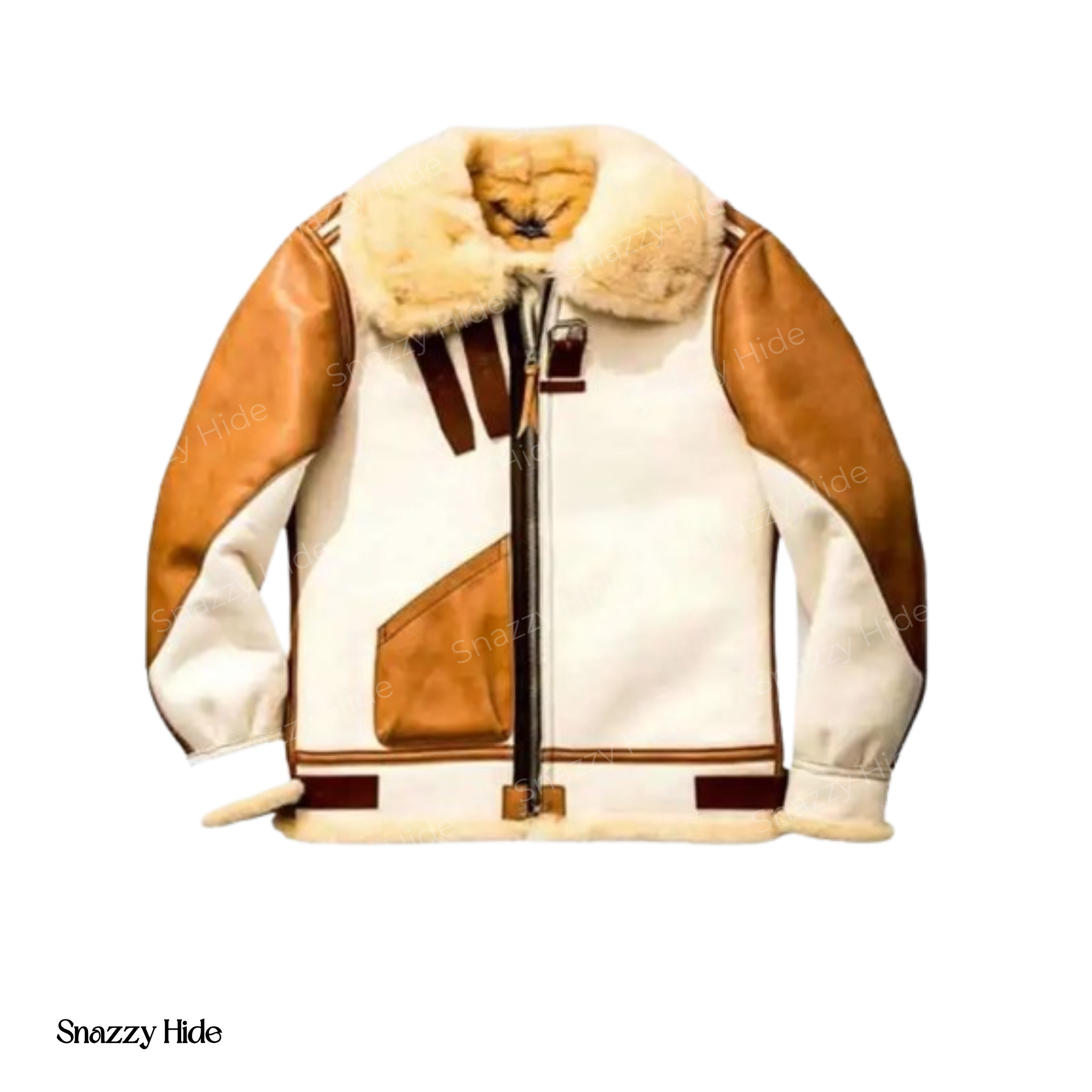Men’s Aviator USAF Real Sheepskin Shearling Jacket