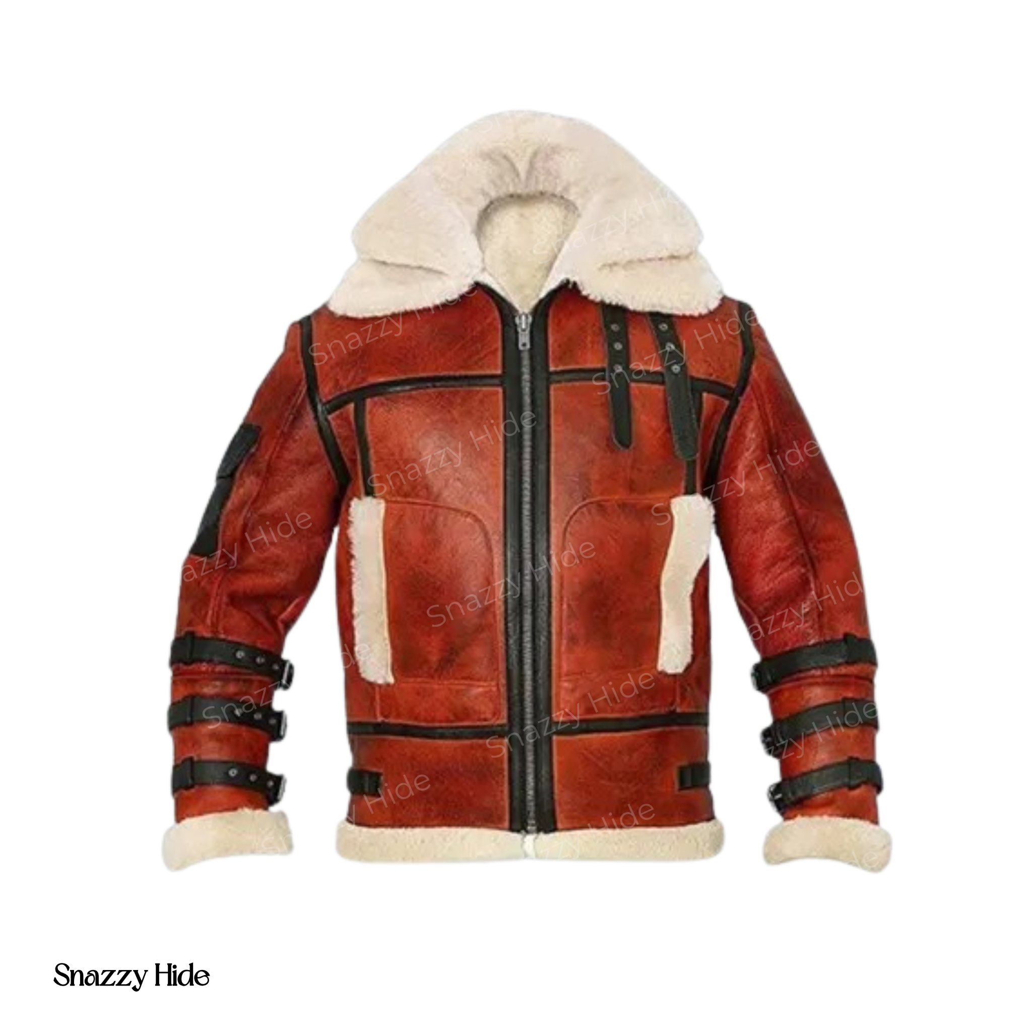 B6 Aviator Sheepskin Waxed Jacket