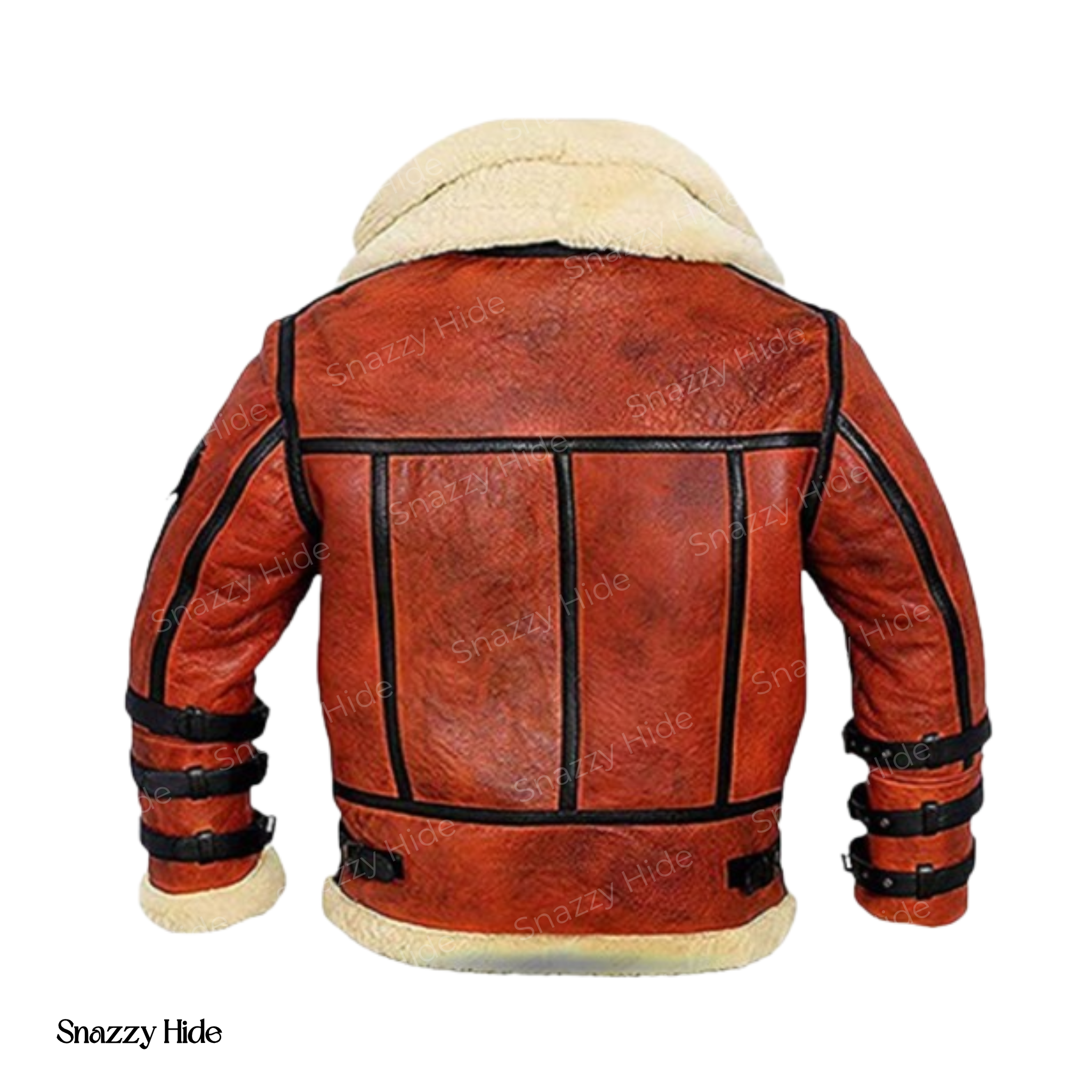B6 Aviator Sheepskin Waxed Jacket