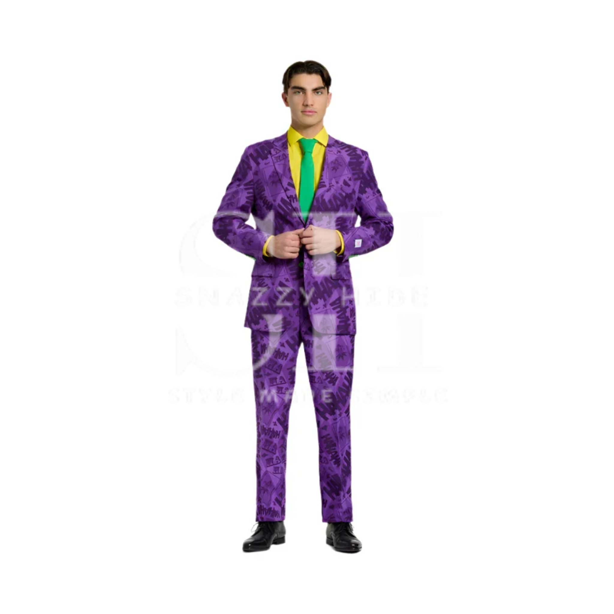 The Joker Printed Tuxedo Suit