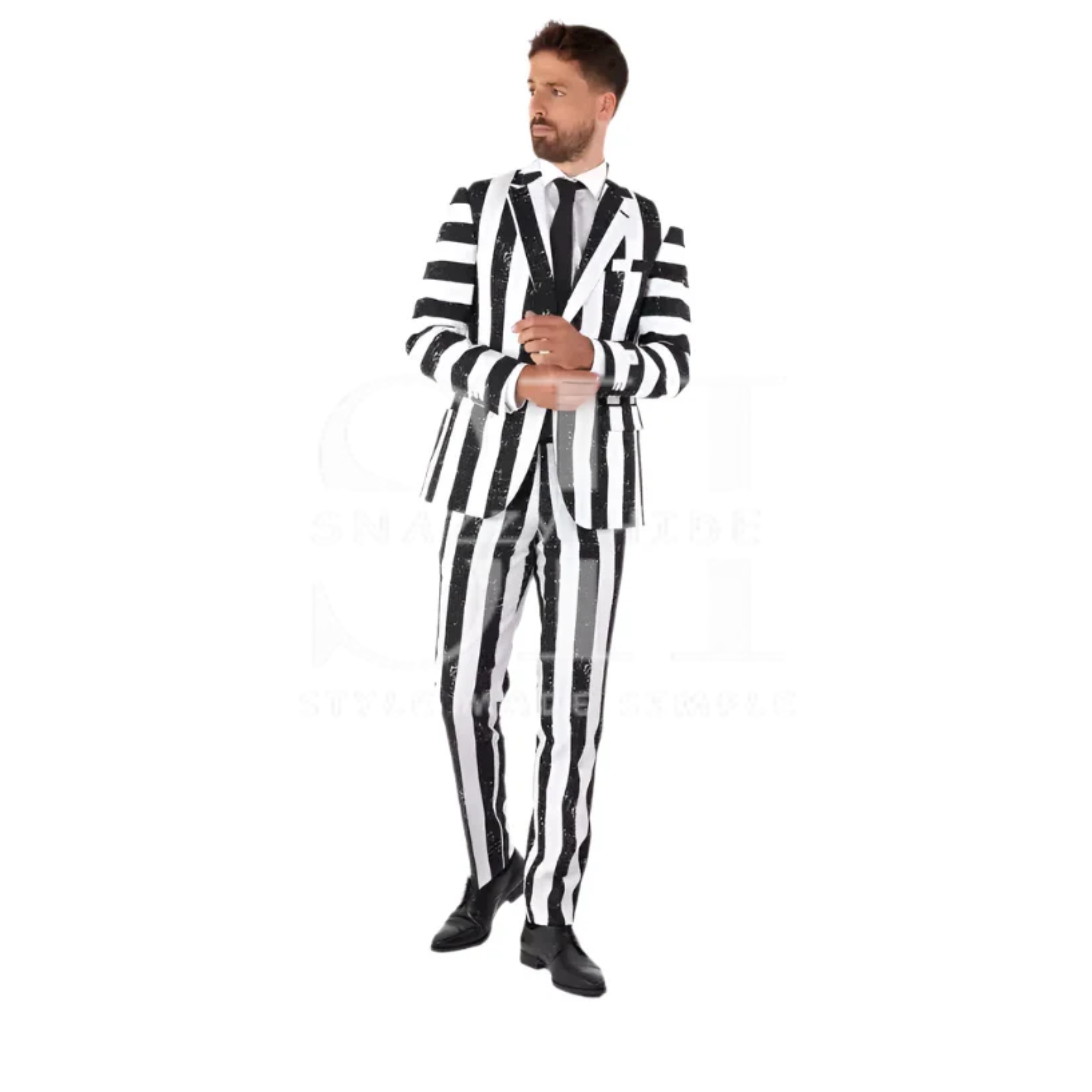 Beetlejuice Printed Tuxedo Suit