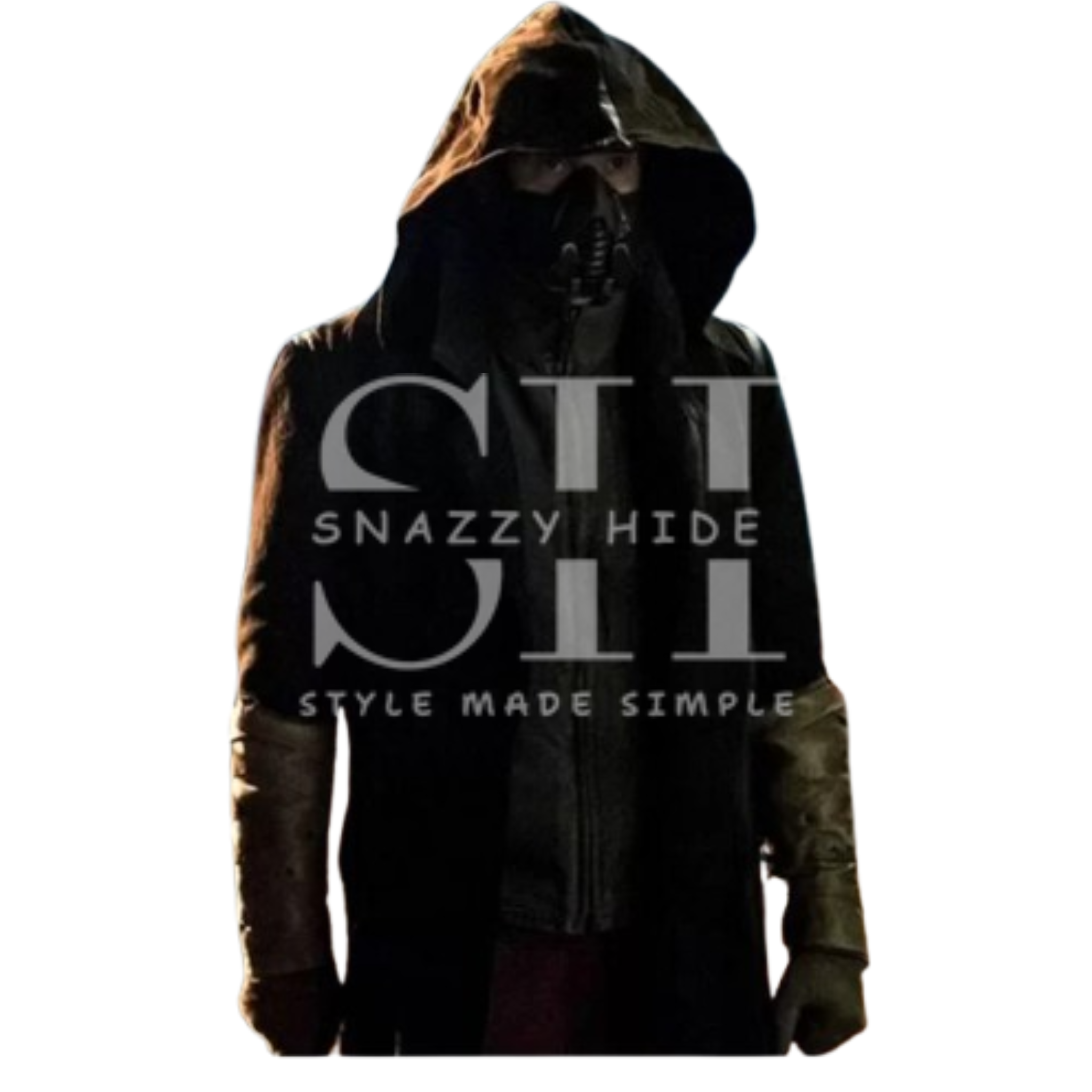 The Flash S05 Cicada Black Hooded Coat
