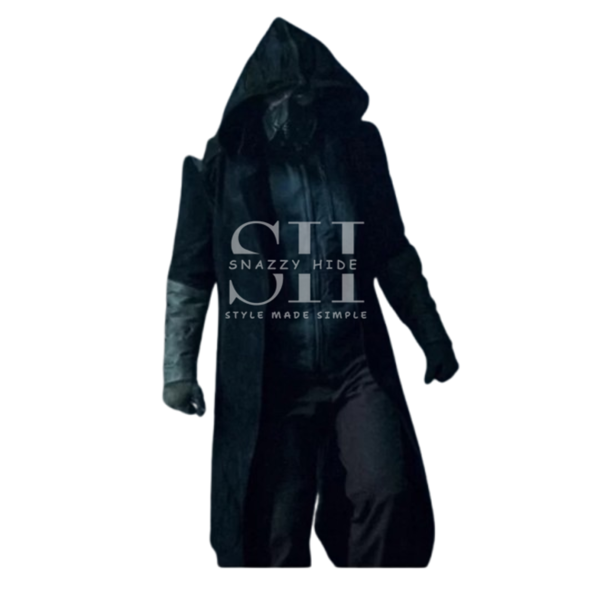 The Flash S05 Cicada Black Hooded Coat