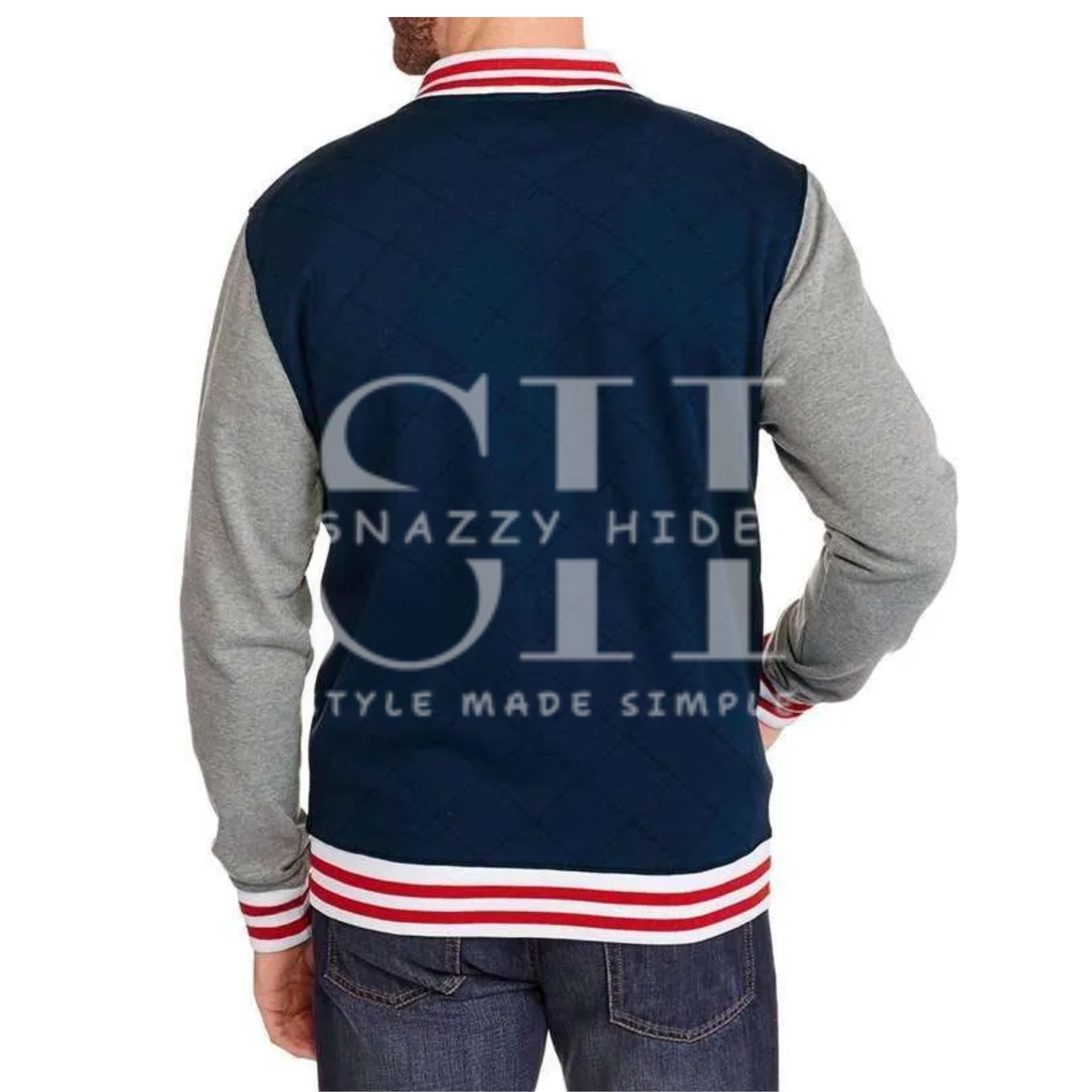 Captain America Blue Varsity Bomber Jacket