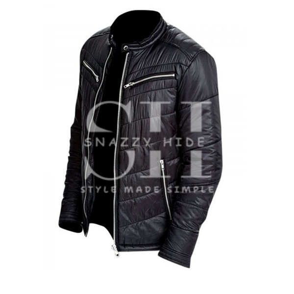 Mens Cordura Bomber Jacket Black